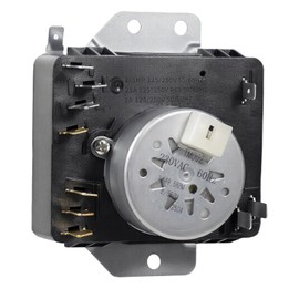 Upgraded W10185982 Dryer Timer Compatible with Whirlpool, WGD4800XQ0, WED4815EW1, YWED5200VQ1, WPW10185982 Dryer Timer Replacement for 418-618-20-b5, PS11749831, 230V 60Hz, OEM Quality, 2Year Warranty