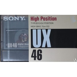 ソニー カセットテープ UX 46分 1本 ハイポジ UX 46
