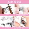 Magnetic-Eyelashes Kit with Applicator, 2 PCS Magnetic Eyelashes, No Glue