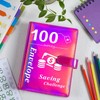 100 Envelopes Money Saving Challenge,Saving Challenges Book with Envelopes &