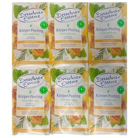 Dresdner Essenz Dead Sea Salt Peeling Honey / Herbs 6 x 50 g Pack of 6