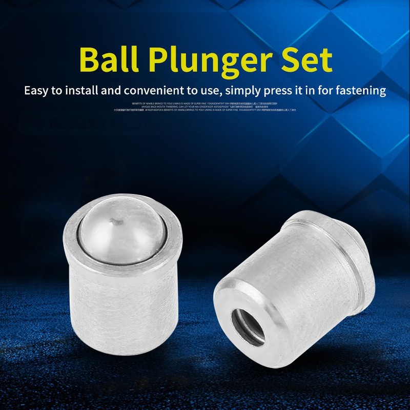 10pcs Spring Plunger Ball 6 x 7 mm Push Fit