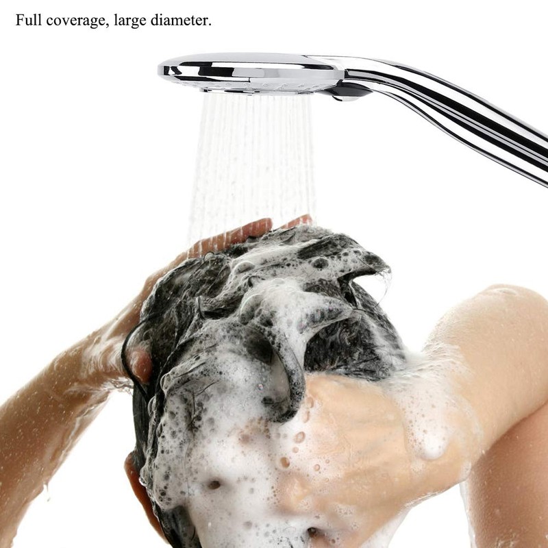 LED Shower Head, Rain Shower, 3 Colours, Colour Changing, Temperature
