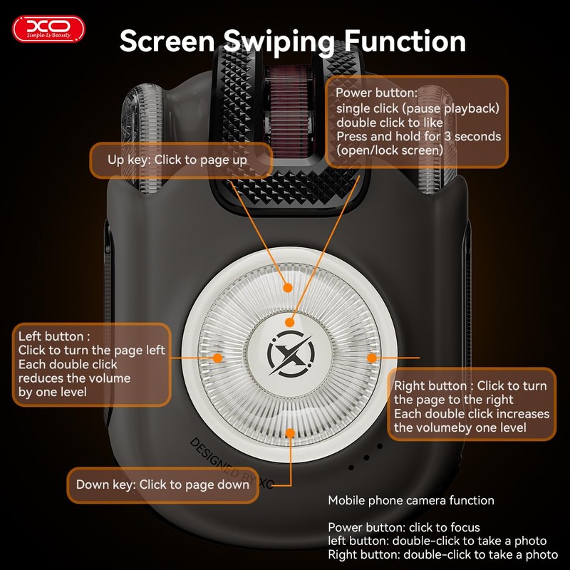 XO Simple is Beauty Wireless Earbuds with Video Control &