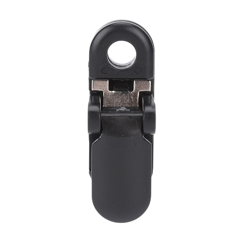 20pcs Hearing Aid Lanyard Clip Black ABS Clip Replacement Accessory