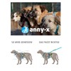 Anny·x Fun Dog Harness, Adjustable, Brown Amber, Various Sizes (Brown/Amber,