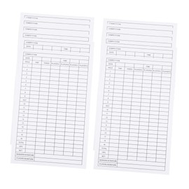 Mipcase Golf Scorecards 12pcs Set Coated Paper Record Cards for Outdoor Use for Players and Competitions