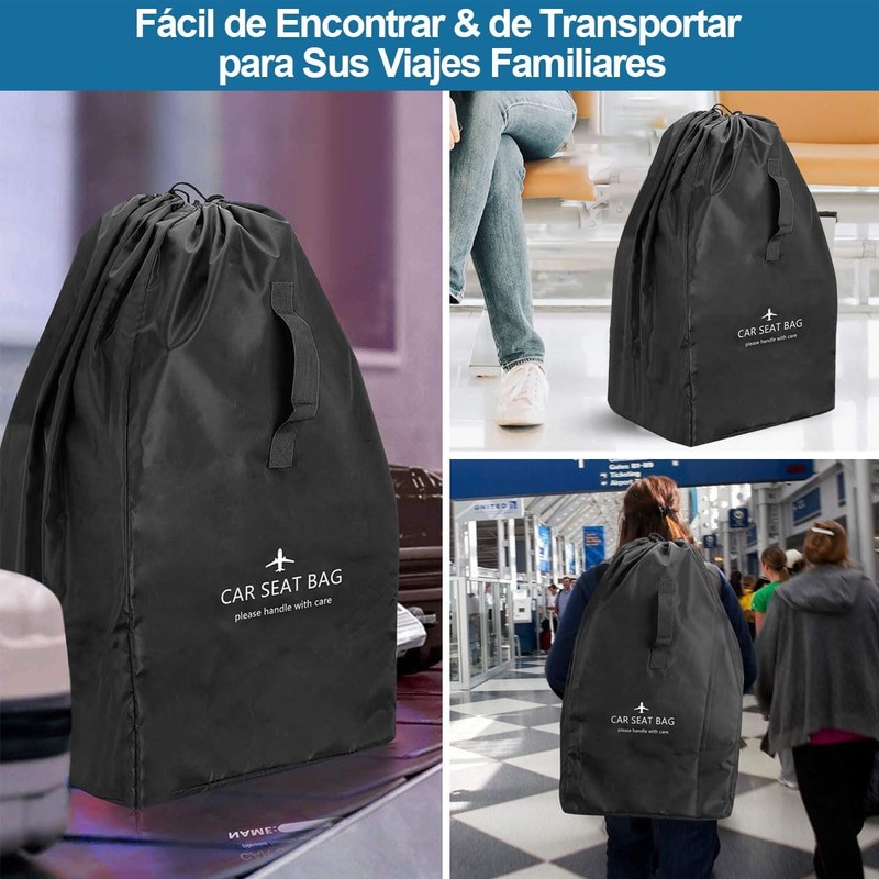 Bolsa de Viaje Universal Impermeable con Correa para Asiento Coche