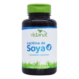 Vidanat Lecitina Soya Frasco Cápsulas