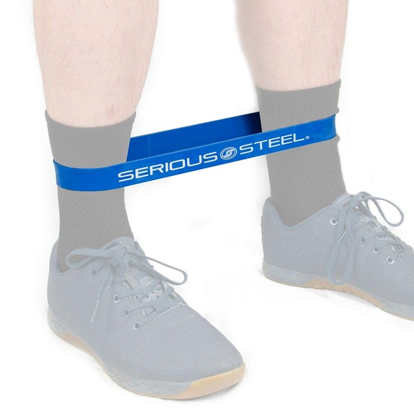 SERIOUS STEEL FITNESS 12 inch Resistance Band #3 Blue