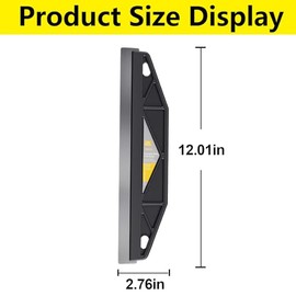 12-Inch Paint Edger & Trim Guard | Stainless Steel Straight Edge Tool | Painters Tape Alternative | Creates Crisp, Clean Pro-Grade Lines on Walls & Ceilings