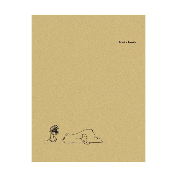 Notebook: Relaxxx - Bimumonji's Minimal Design Unlined Notebook - Large