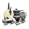 GreenLife 16 Piece Nonstick Cookware Set, Soft Grip Non-Toxic PFAS-Free