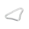 sourcing map 10 Pcs Trampolines Triangle Buckle, 1 1/2" Metal