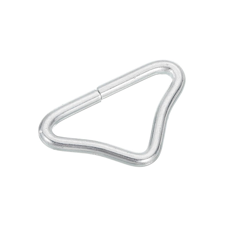 sourcing map 10 Pcs Trampolines Triangle Buckle, 1 1/2" Metal