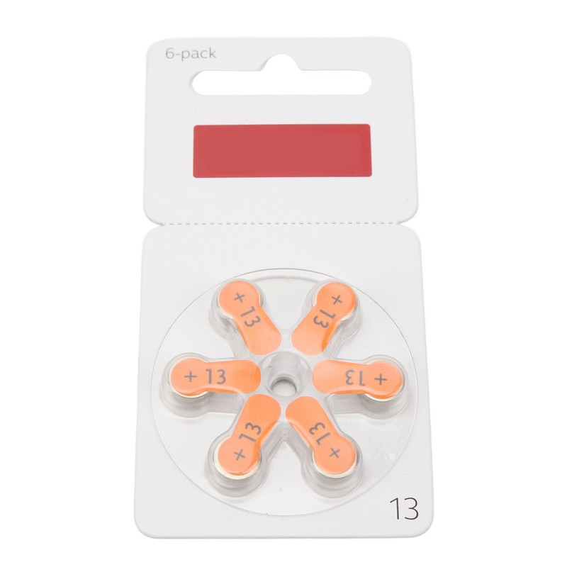 60pcs A13 Hearing Device Battery Zinc Air Lasting Power Sound