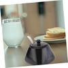 ABOOFAN Simple Ceramic Spice Jar with Lid and Spoon Practical