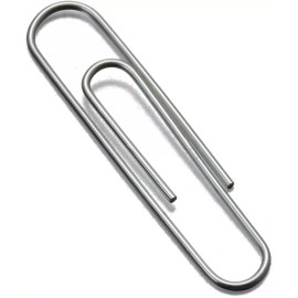 OFFICEMATE 99911 Paper Clips,No. 1,Silver,Steel