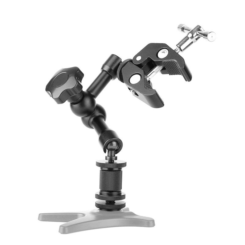7 Inch Adjustable Articulating Friction Magic Arm with Large Metal