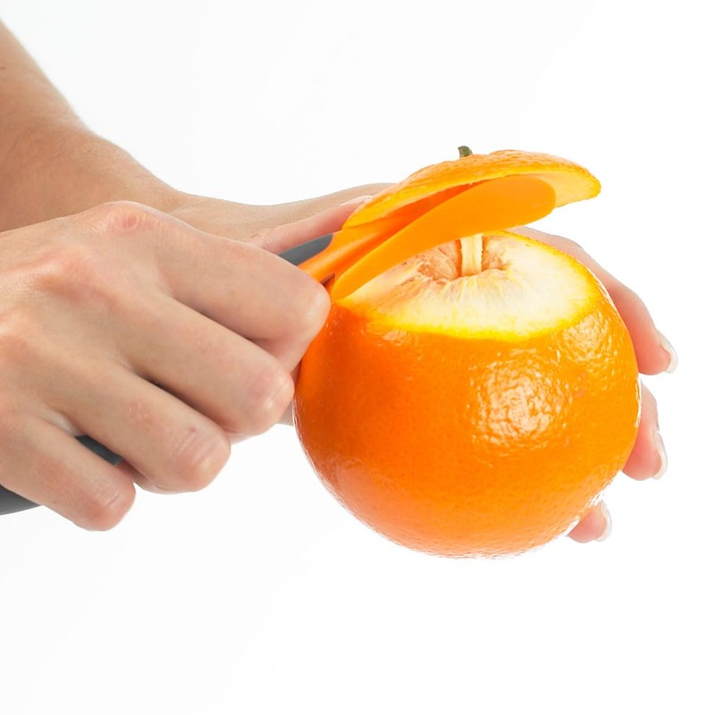 Lurch 510047 Orange Peeler with Nylon Blade for Easy Peeling