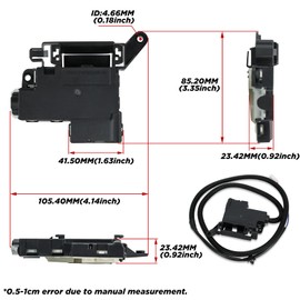 W11414731 Washer Lid Lock Assembly Compatible with Whirlpool Maytag Crosley Washer, W11414731 Latch Assembly Replaces W11513248 AP7002928 PS16543458