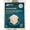 Makrite Sekura-N95 Disposable Respirator Face Mask - 40 Pack