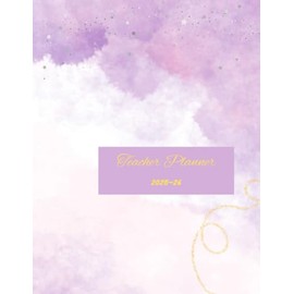 2025-26 Minimalist Teacher Planner | Lavender