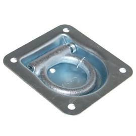 Old-Harvest Set of 2 Lashing Rings with Spring 102 x 95 mm Trailer Installation 800daN Load Securing