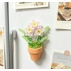 1 Pc Bling Beads Plants Refrigerator Magnets Potte, Cute Handcrafted