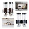 PanDair Cereal Dispenser Wall Mounted,Food Dispensers 2 Pcs Wall Mount