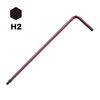 VESSEL 8900BP Hexagon Bar Rainbow L Wrench with 0.08 inch