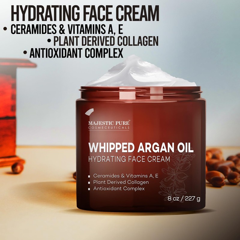 Whipped Argan Oil Face Cream | 8 oz