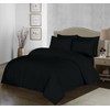 100% Egyptian Cotton Duvet Cover Set |200 Thread Count Plain