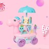 Electric Ice Cream Trolley Cart Pretend Play Food Dessert Children