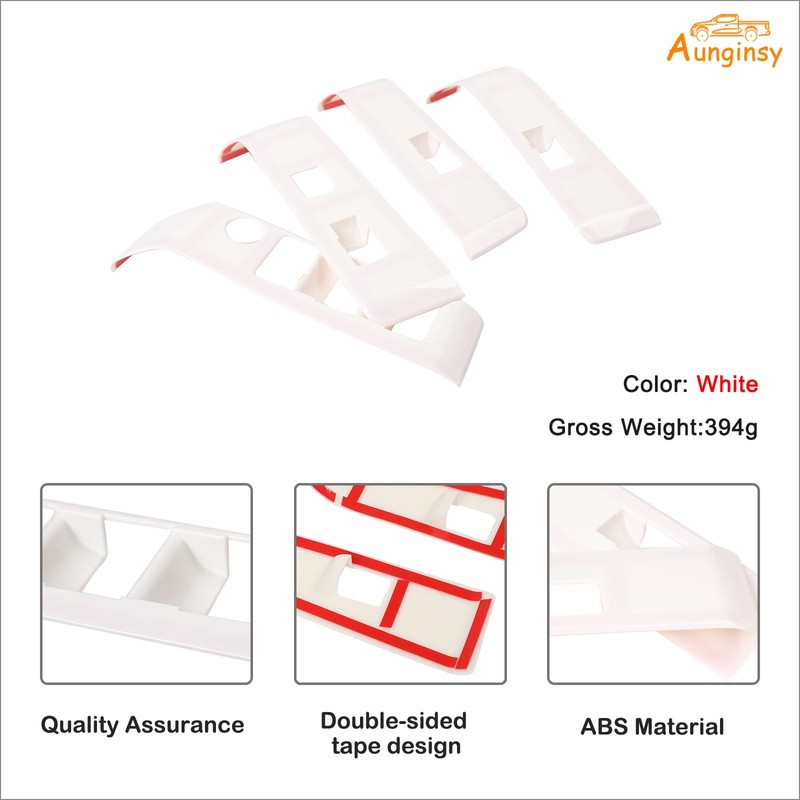 Aunginsy Car Door Window Glass Lift Button Panel Trim Cover
