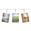 sourcing map Steel Wall Hanging Photo Display Cable Wire Rod