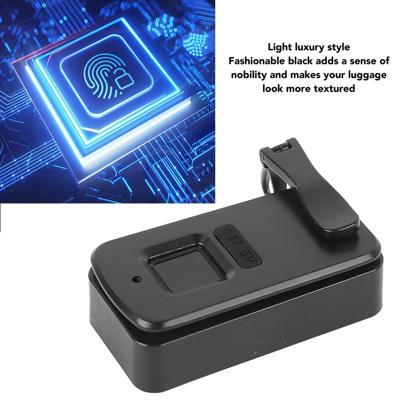 Luggage Fingerprint Lock Zipper Embedded Portable Advanced Smart Security Lock