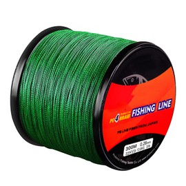 VBESTLIFE Fishing Line, PE Braided Fishing Line 300 m 30 lb 2.5 Rock Sea Fishing Line for Saltwater Freshwater Green