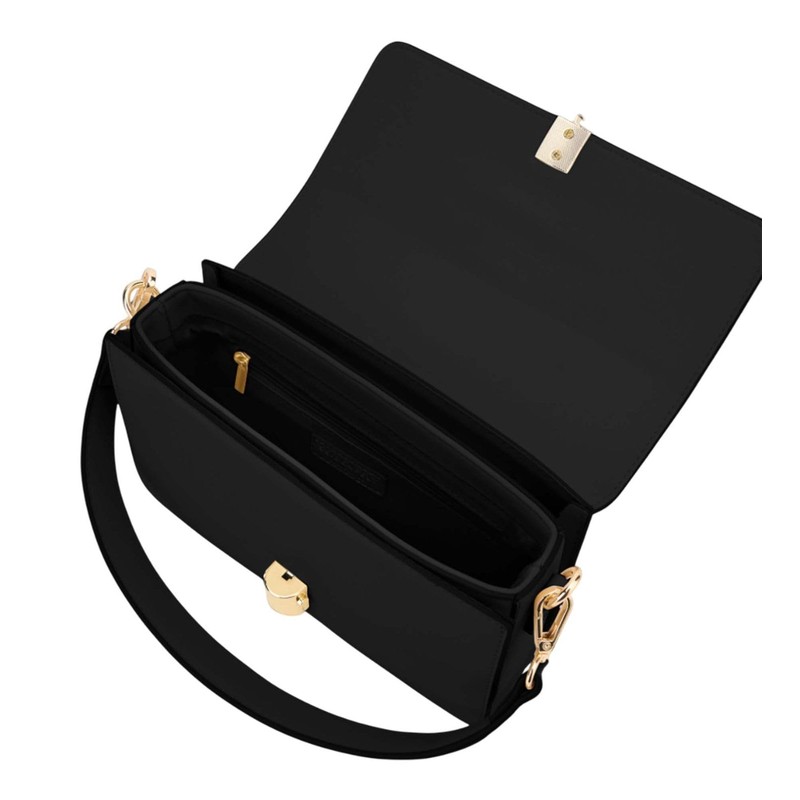 SEIDENFELT MANUFAKTUR Lilla Ro Big Crossbody Bag Black