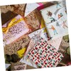 SOIMISS 10 Sheets Christmas Cotton Fabric Cloth Floral Patchwork Material