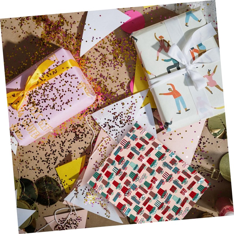 SOIMISS 10 Sheets Christmas Cotton Fabric Cloth Floral Patchwork Material