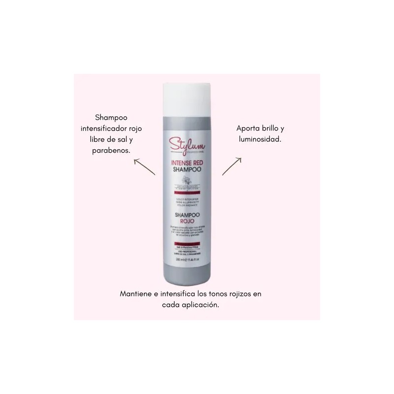 Shampoo Para Tonos Cobrizos Sin Sal Y Parabenos 280ml Stylum