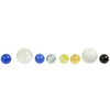 HTI Toys Classic Metallic Pack of 50 Marbles