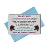 EE&YU My Wife Card from Husband, I Love Wife Gifts,