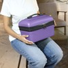 Kinston Large Capacity Travel Cosmetic Bag, Purple