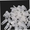 Traverse Rod Slides Curtain Replacement White Plastic Snap-in Traversing Slides