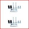 2 Sets Front Brake Caliper Slider Pin Guide Kit Compatible
