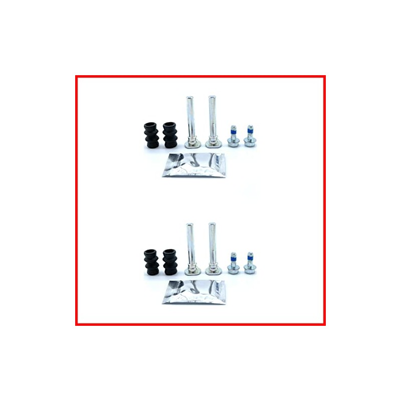 2 Sets Front Brake Caliper Slider Pin Guide Kit Compatible