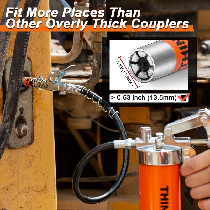 Grease Gun Coupler, Strong Lock on Greases Gun Couplers with