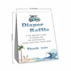 YKYENR Surf Beach Theme Baby Shower Party, Diaper Raffle Game